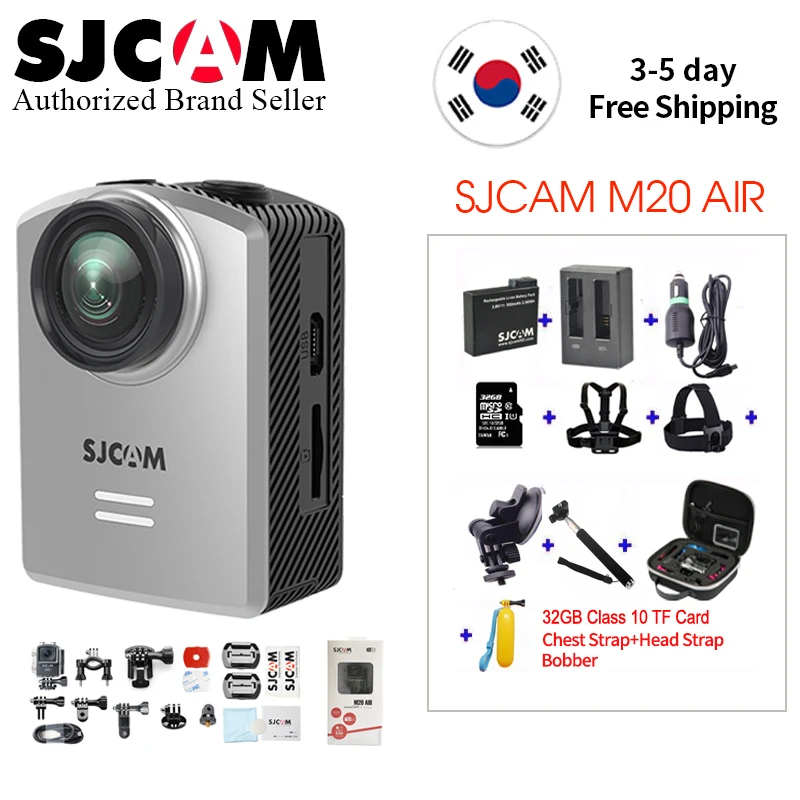 Оригинальная Экшн-камера SJCAM M20 AIR Full HD Novatek96658 1080P 30FPS wifi 1," экран мини шлем Водонепроницаемая Спортивная DV камера