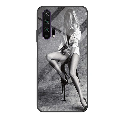 Чехол для huawei Honor 20 pro, 20pro YAL-AL10, 6,26 дюйма, Волчонок, девочка, силиконовая, TPU, рамка, стекло, твердая задняя крышка, Honor20 pro, чехол для телефона s - Цвет: A6