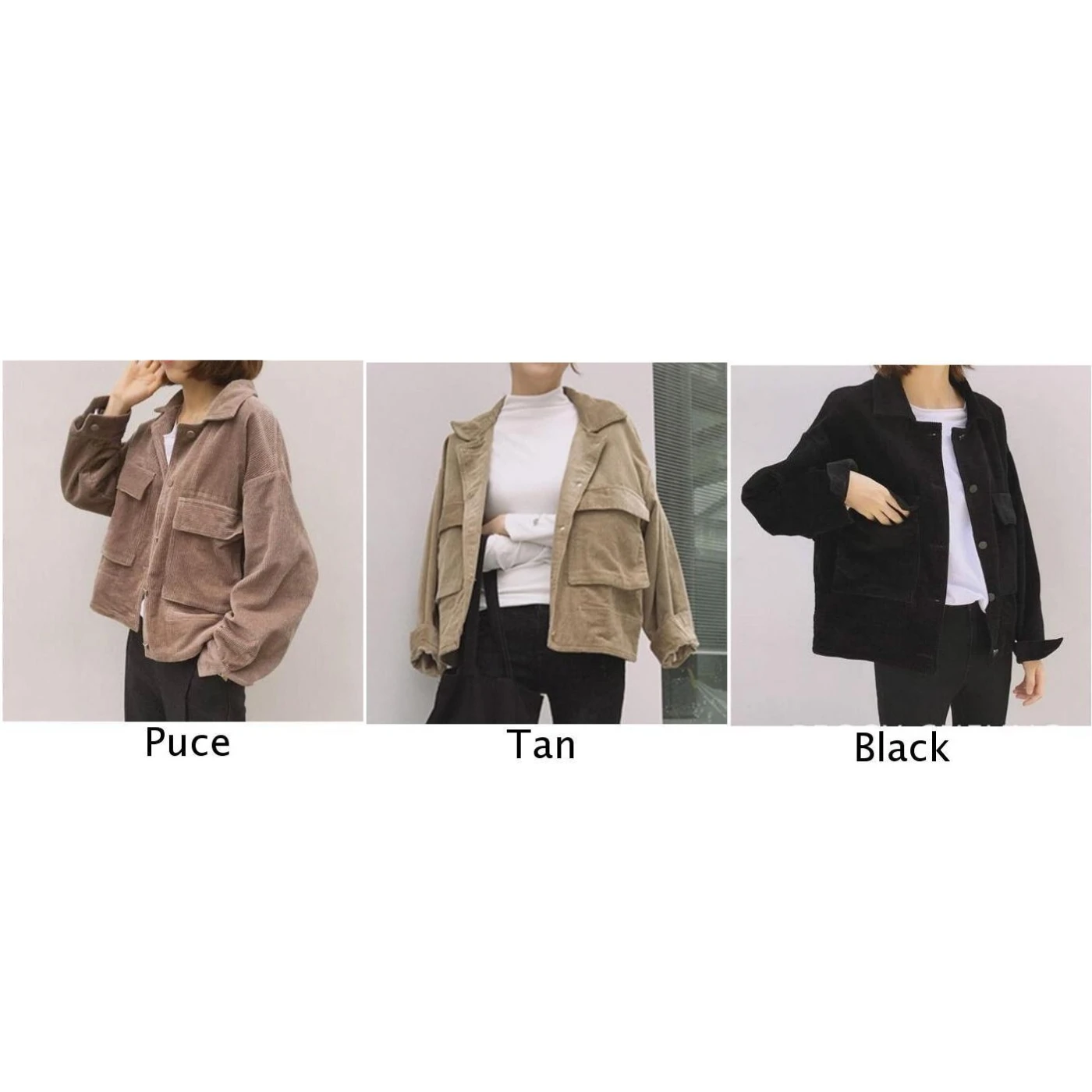 Плюс размер куртка женская рубашка Вельветовая Повседневная Свободная модная с