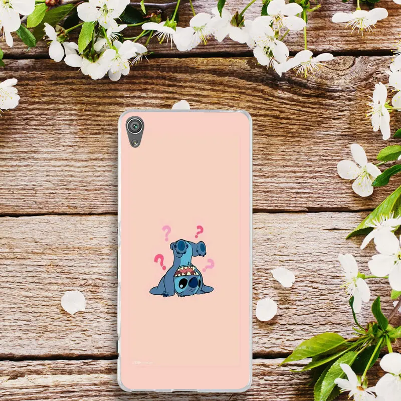 Pictute 9 Для sony Xperia E3 E5 T3 M2 M4 M5 XA XZ Z Z1 Z2 Z3 Z4 Z5 Компактный Мягкий чехол для телефона Lilo and Stitch Ohana Sweety Stitch - Цвет: Pictute 9