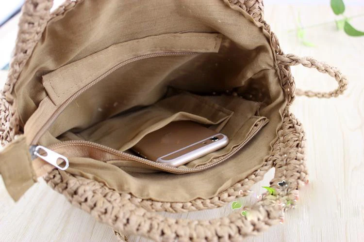 Женская модная пляжная сумка соломенные сумки через плечо женские кошельки и