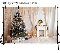mehofond christmas party new year snowflake glitter decor baby children photography backgrounds backdrops photo studio props
