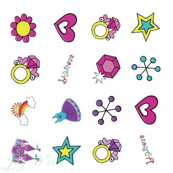 

Waterproof Temporary Tattoo finger cute kids tattoo girl child small size tatto stickers flash tatoo fake tattoos