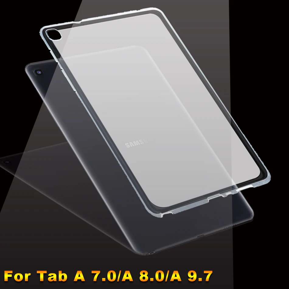 Чехол для Samsung Galaxy Tab A 7 0 8 9 2017 2018 силиконовый чехол планшета SM T280 T350 T380 T385 T387 P200 P205