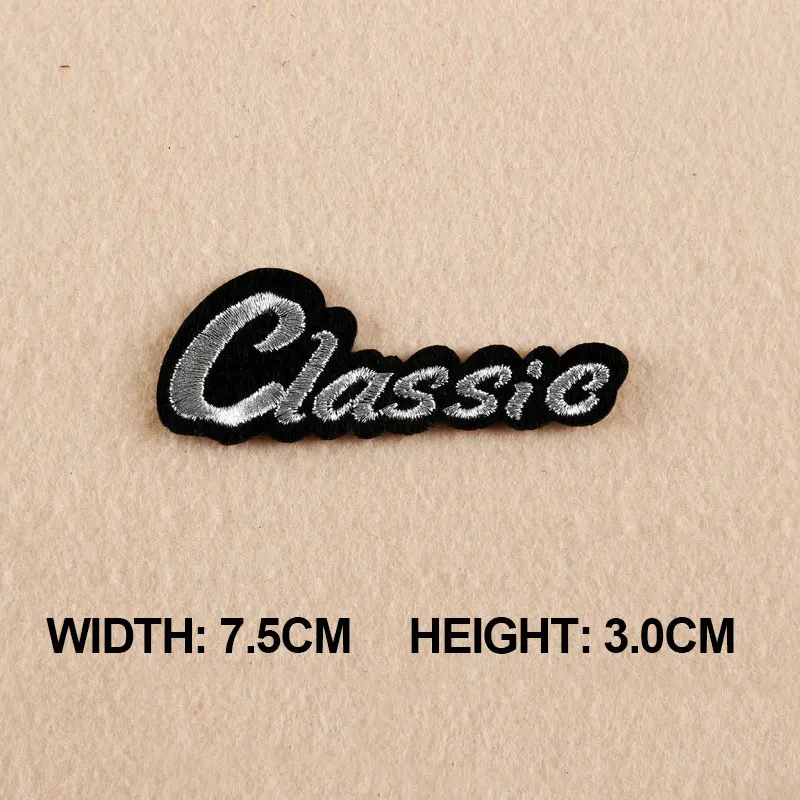 1 шт. Пластыри для одежды текстовые &quotклассические&quot сумка DIY аксессуары|patches for
