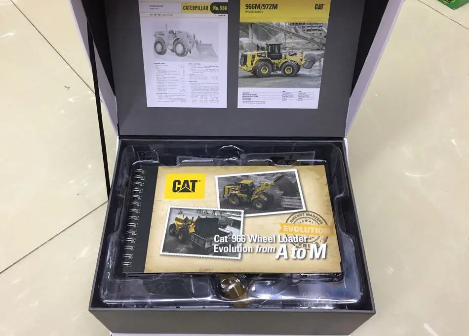 Evolution гусеница Cat 966A + 966M колесный грузчик 1:50 весы от бренд Diecast Masters 2 единицы