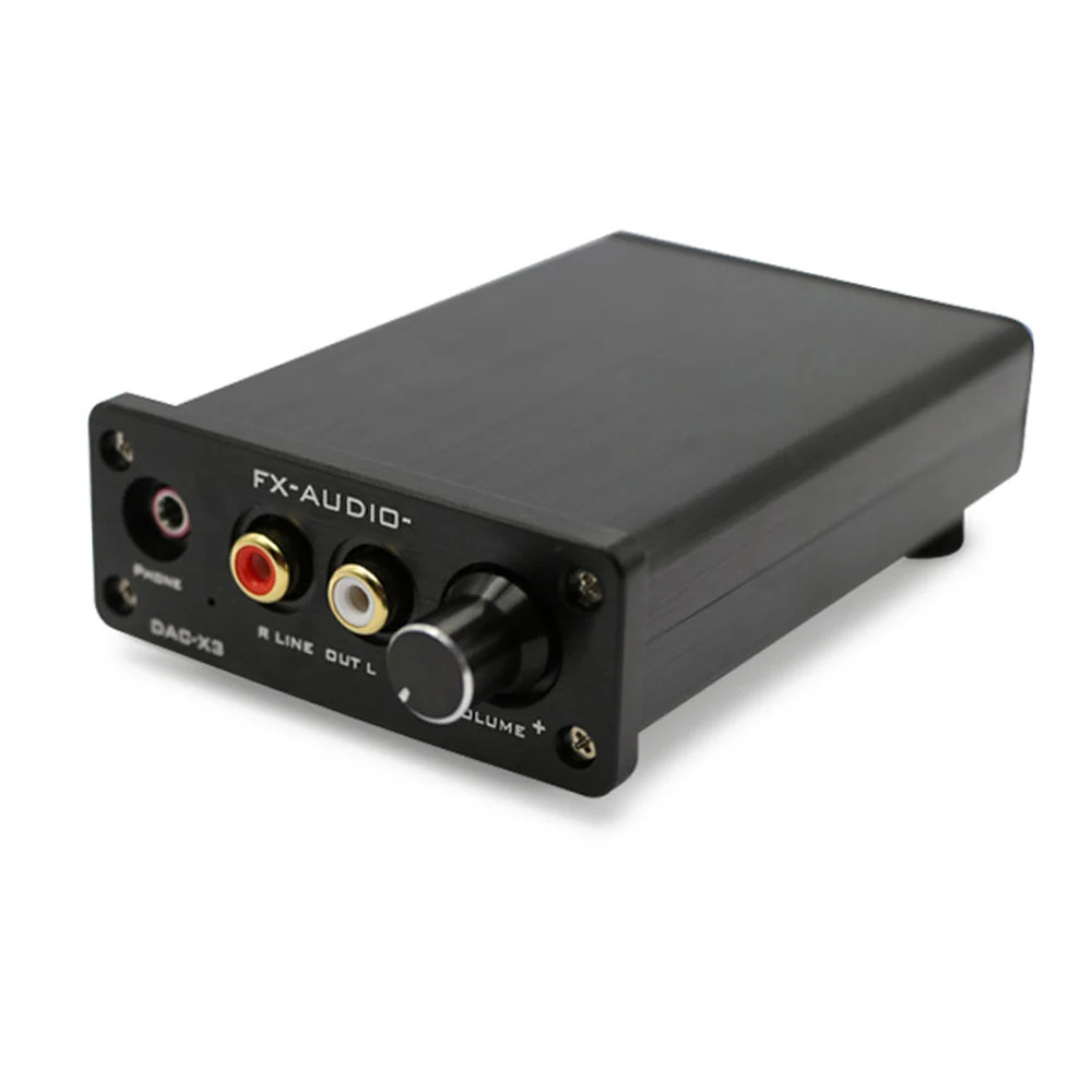 Fx-аудио мини аудио декодер DAC-X3 волокно коаксиальный USB декодер 24 бит/192 кГц USB DAC декодер наушников аудио усилитель