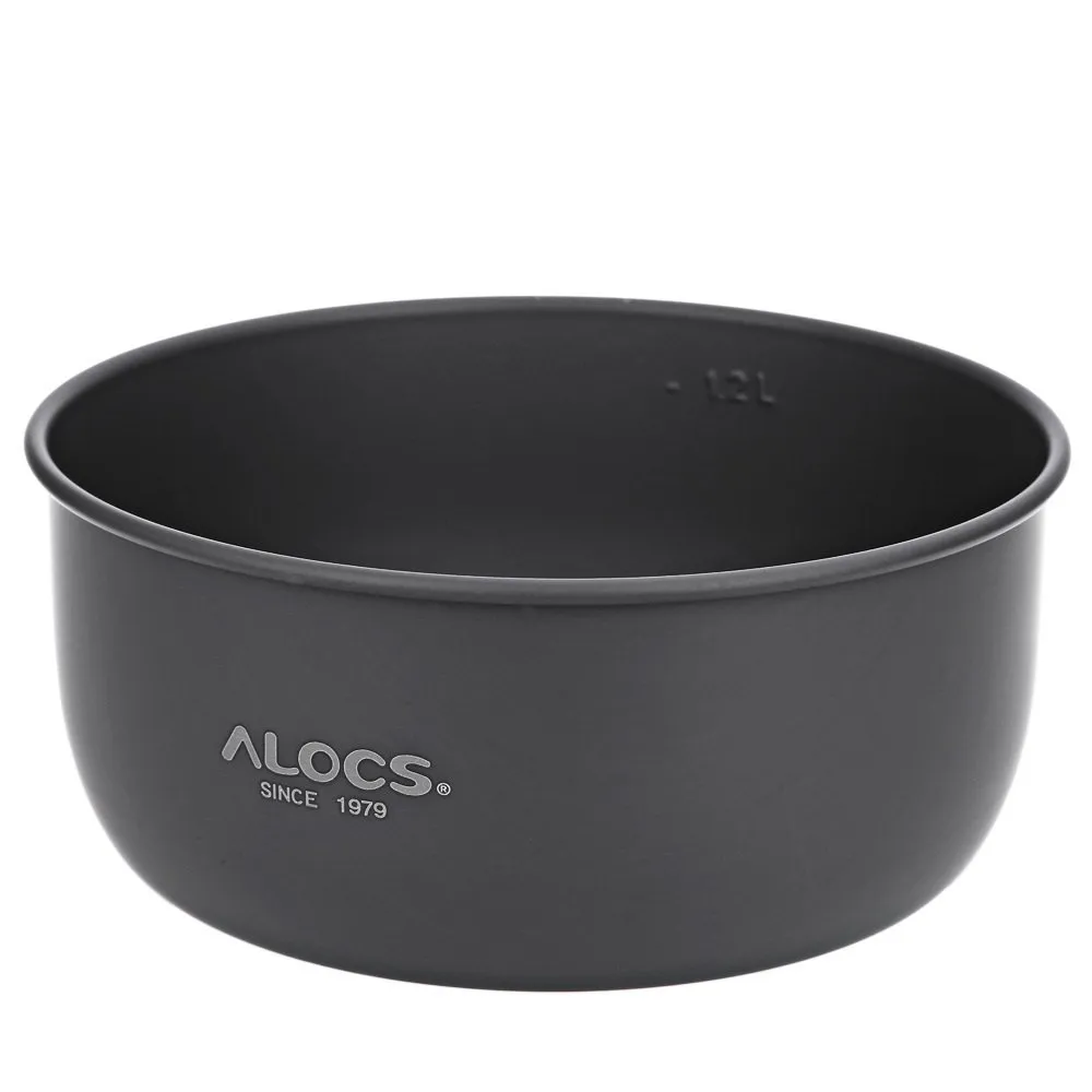 ALOCS CW-C05, походная портативная посуда, 10 шт., набор посуды для кемпинга, наборы чаш с сковородой, захват, Горшочек для пикника, барбекю