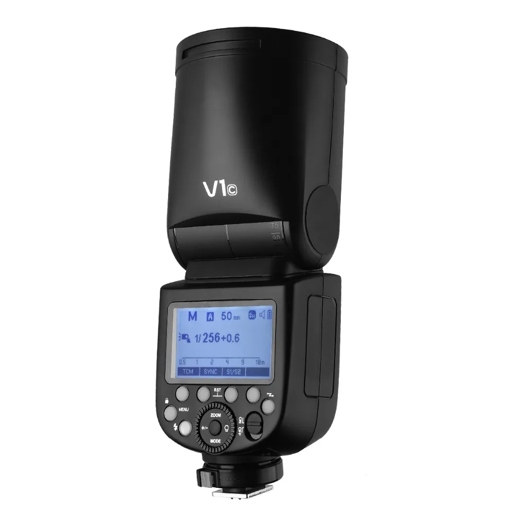 Godox V1 вспышка V1C V1N V1S TTL 1/8000s HSS литиевая батарея Speedlite для Canon Nikon Sony Li Ion круглая