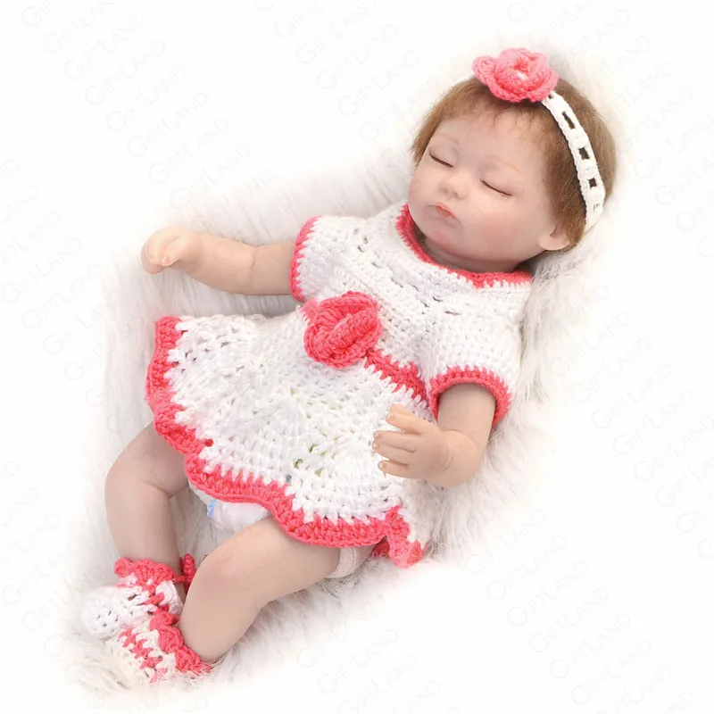 Reborn Baby Doll Bebe Realista младенец получивший новую жизнь для девочек Детские Живой Boneca