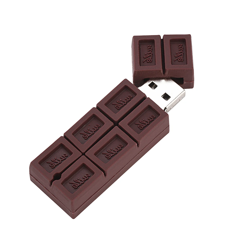USB флеш-накопитель в форме шоколада, маленькие забавные мини-флешки, 4 ГБ, 8 ГБ, 16 ГБ, 32 ГБ, 64 ГБ, 128 ГБ, usb диск