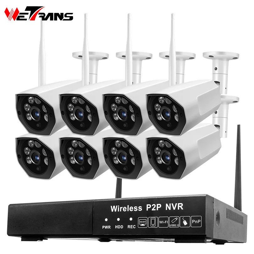 Weтранс система видеонаблюдения 1080p wifi камера безопасности наружная H.265