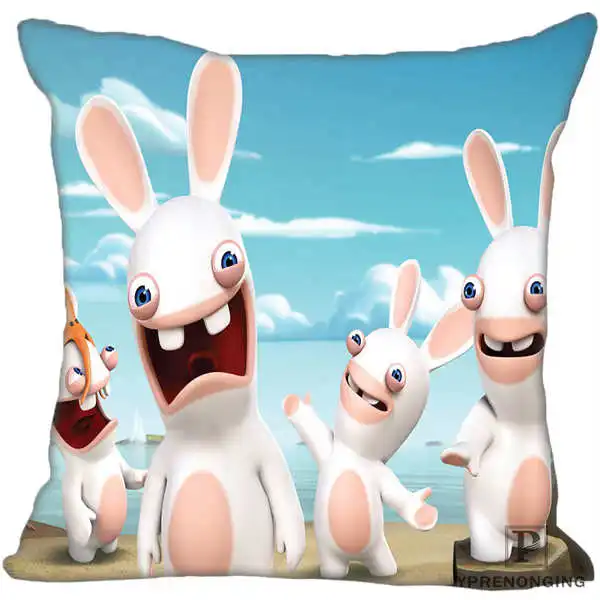 Square Pillowcases Наволочка Rabbids Go Home квадратная на молнии наволочка(одна сторона) 180522-17-35 - Цвет: Square Pillowcases