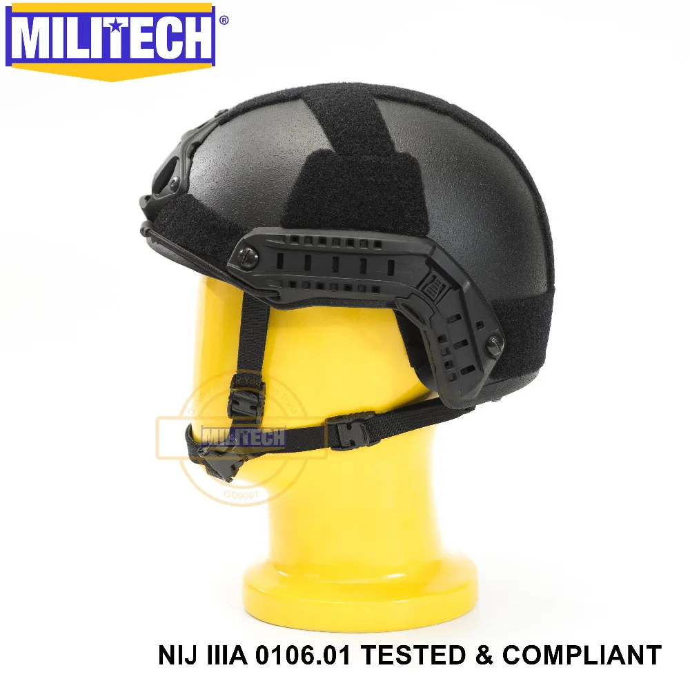 Новый пуленепробиваемый арамидный баллистический шлем MILITECH BK NIJ IIIA 3A с