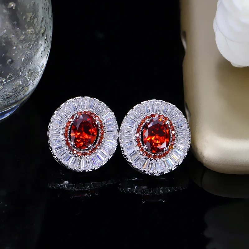 Женские серьги гвоздики с кристаллами серебристого Вечерние|brand stud earrings|fashion