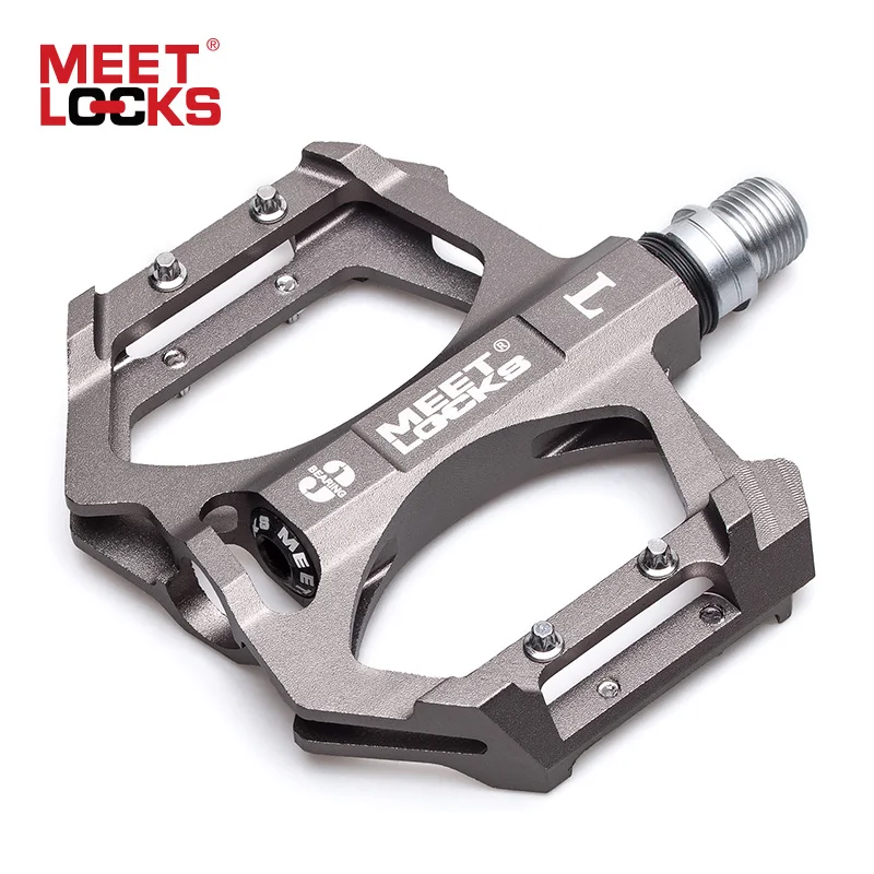 MEETLOCKS велосипедная педаль алюминиевый корпус Cr Mo CNC механический шпиндель с