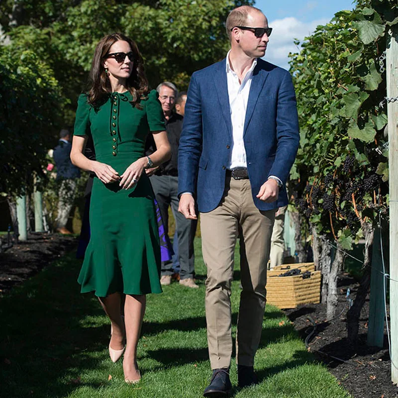 Платье принцессы XF с кружевным поясом и пуговицами однотонное вечернее