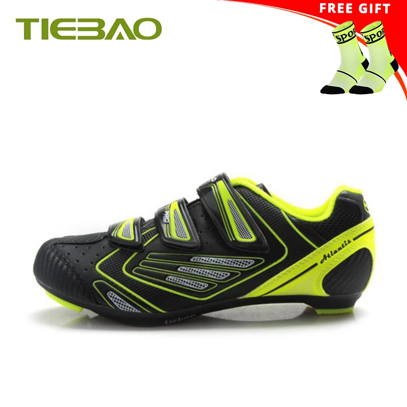 

Tiebao pro road cycling shoes sapatilha ciclismo 2019 bicicleta self-locking breathable superstar sneakers bicycle riding shoes