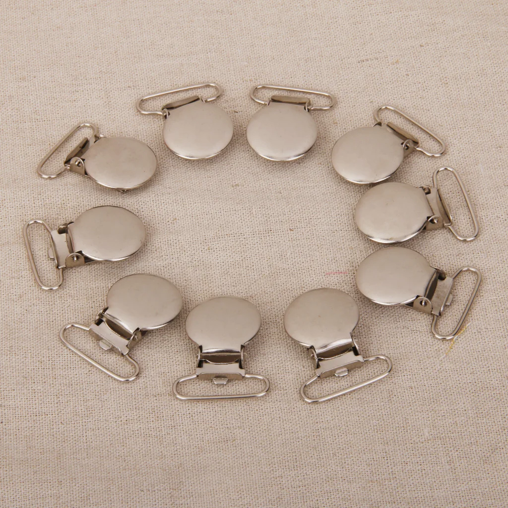 Новинка лидер продаж 10 круглых зажимов для соски держатель чулок пластиковая