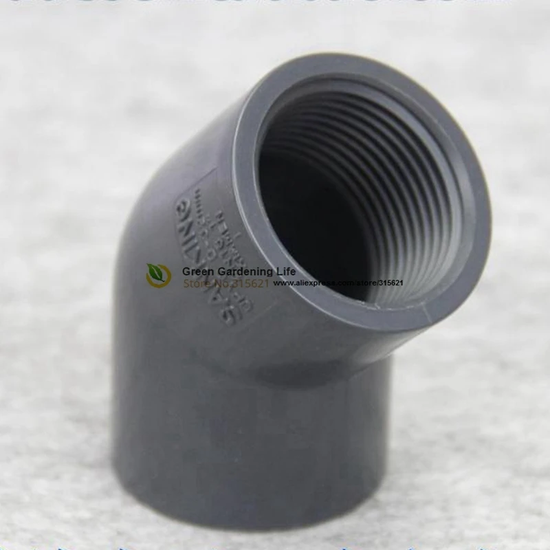 Женский односторонний адаптер с внутренней резьбой и углом поворота 45 градусов