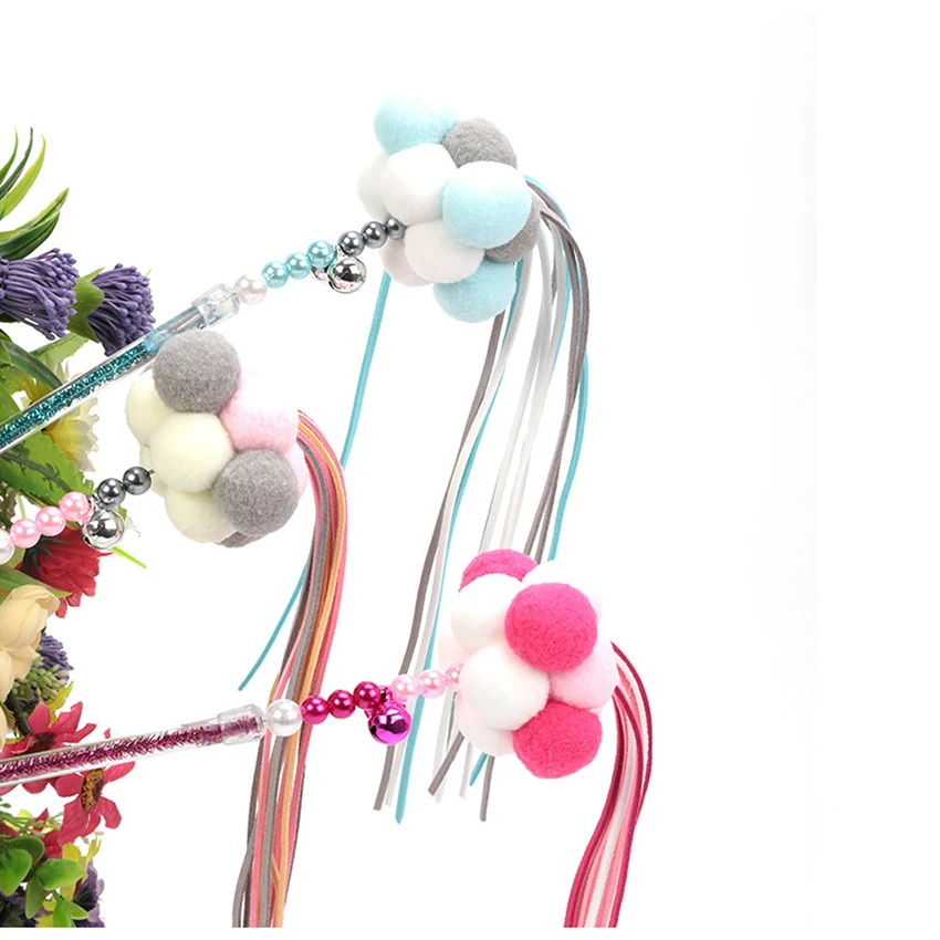 Игрушка-палочка для кошек Интерактивная игрушка дрессировки котят ПВХ трубка +