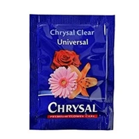 chrysal flower food 50 packets fresh cut flowers clear formula hydrate nourish