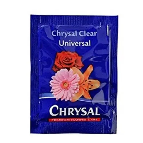 Chrysal Flower Food 50 пакетов свежие срезанные цветы прозрачная формула увлажнение