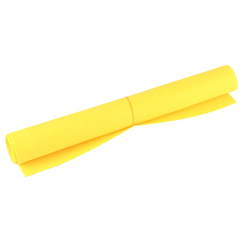 Fluorescent yellow Цветная Нетканая ткань для рукоделия, детская ручная работа, толщина 1 мм, куклы для скрапбукинга, класс рукоделия, домашнее Шитье - Цвет: Fluorescent yellow