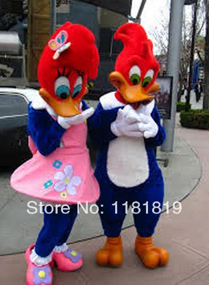 Костюм талисман в виде дятла индивидуальный маскарадный костюм из аниме наборы