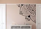 Четверти наклейка на стены Мандала виниловая наклейка на стену Стикеры Спальня медитации Декор угловой Мандала обои виниловые наклейки на стены искусства MTL02