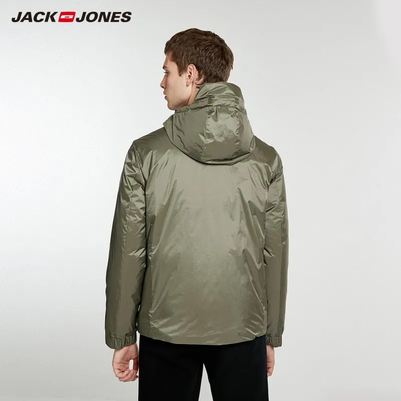 JackJones мужской пуховик с капюшоном парка пальто верхняя одежда мужская