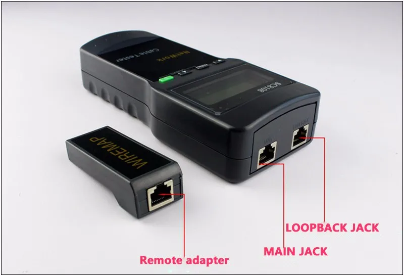 SC8108 сетевой кабель тестер Проверьте линию точки останова длина дальномер линии finder обнаружить 5E 6E коаксиальный кабель