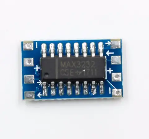 Модуль платы адаптера конвертера MCU Mini RS232 в TTL MAX3232 3-5 В, последовательный порт для разработки электронных деталей для Arduino DIY KIT