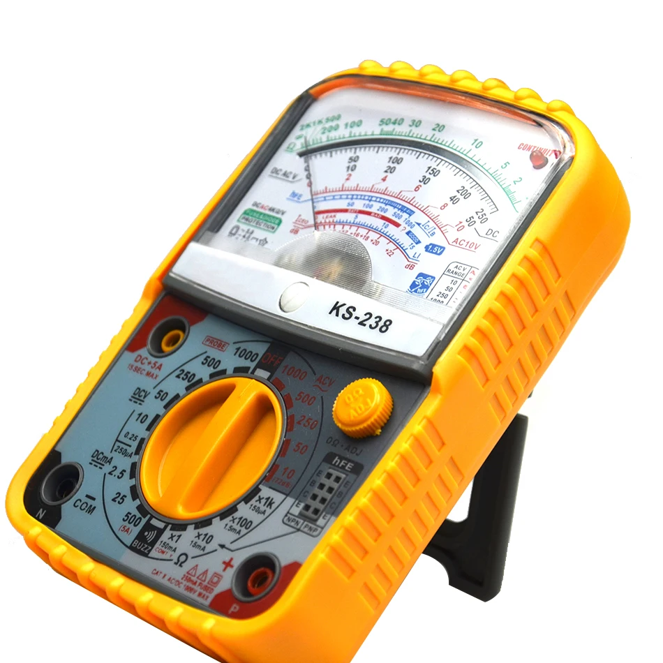 KS 238 аналоговый мультиметр новый дизайн ручной мультиметр|handheld multimeter|analog