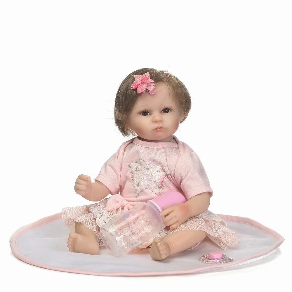 Кукла bebe из мягкого силикона Реалистичная ручная работа 40 см|Куклы| |