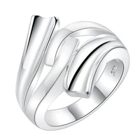 ar225 hot selling silver plated finger rings for women men silver fashion jewelry free shipping wholesale smart rings