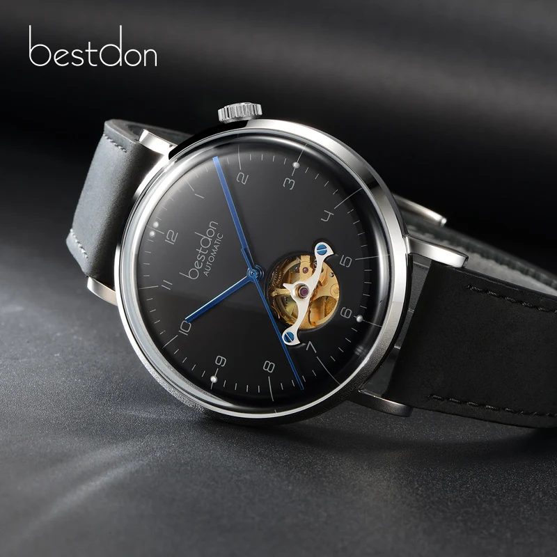2017 новые механические мужские часы Bestdon люксовый бренд Скелет наручные 5 бар