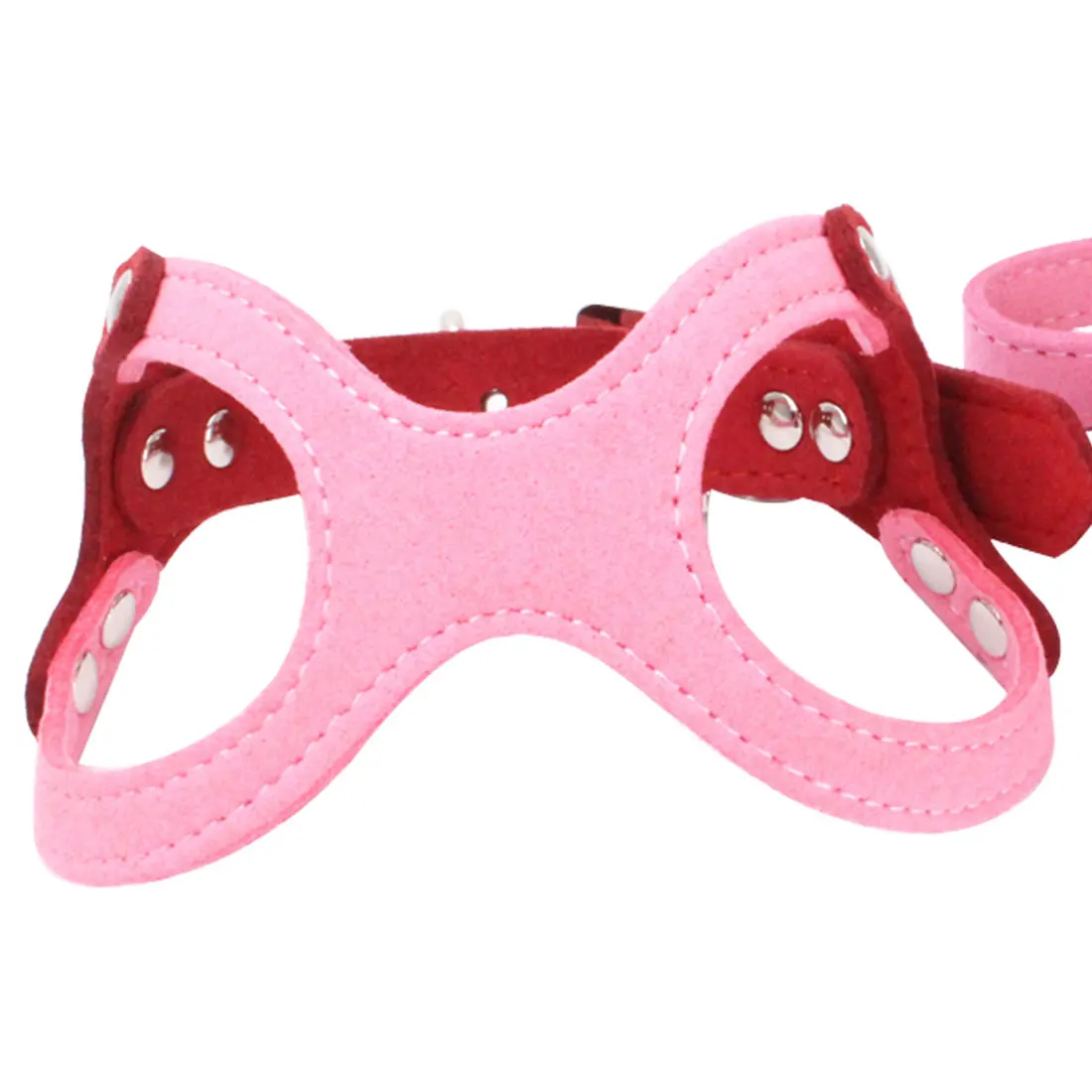 Регулируемый ошейник для собак розовый черный фиолетовый нагрудный ремень