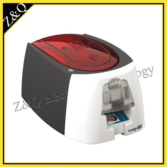 Карточный принтер Evolis Badgy200 с цветной лентой CBGR0100C|color printer|ribbon printerprinter color |