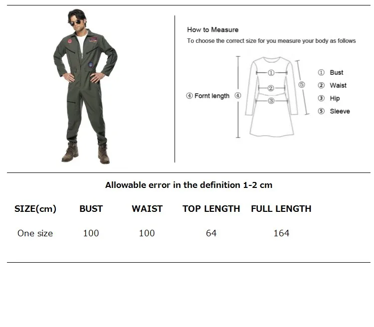 Мужские Топ выстрел Pilot летный Костюм солнцезащитные очки авиаторы Maverick форма