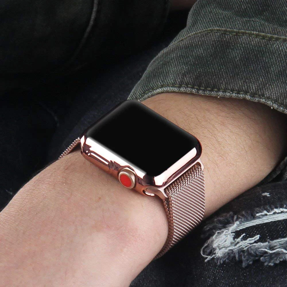 Чехол OSRUI для Apple Watch band 42 мм/38 мм защита экрана iwatch силиконовая защитная рамка