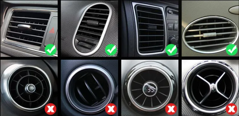 

Car styling U Shape DIY Air Conditioner Outlet Decoration Strip for Land Rover LR4 LR3 LR2 Range Rover Evoque Defender Discovery