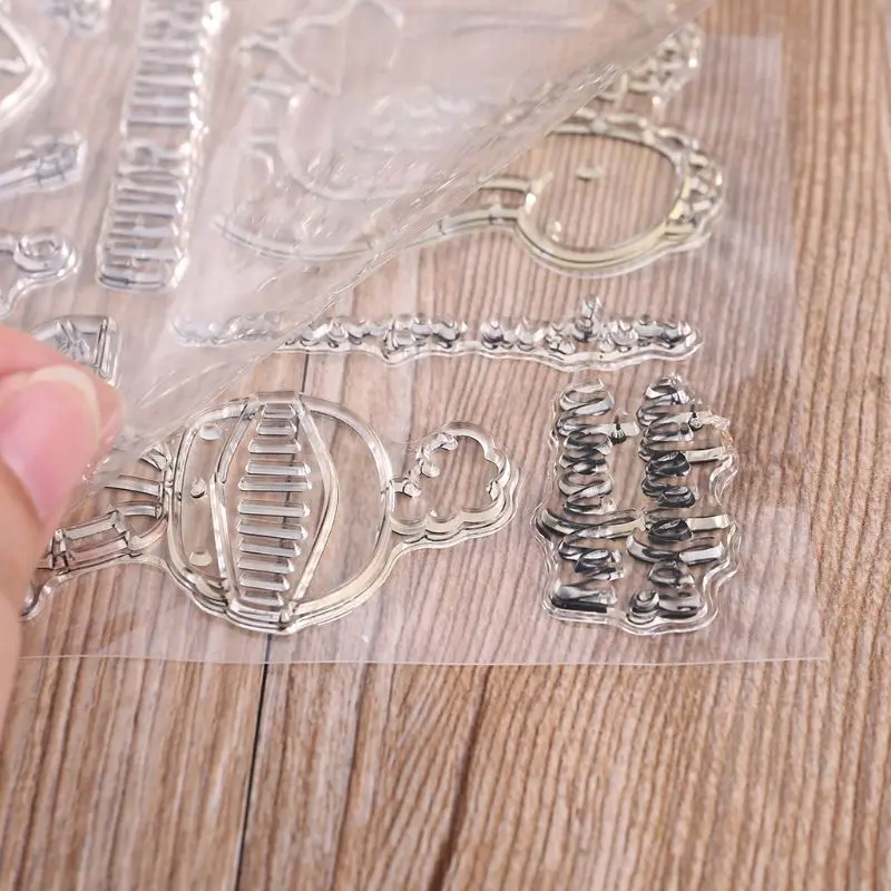 Меч Силиконовые DIY прозрачные штампы Скрапбукинг для фотоальбома бумажная