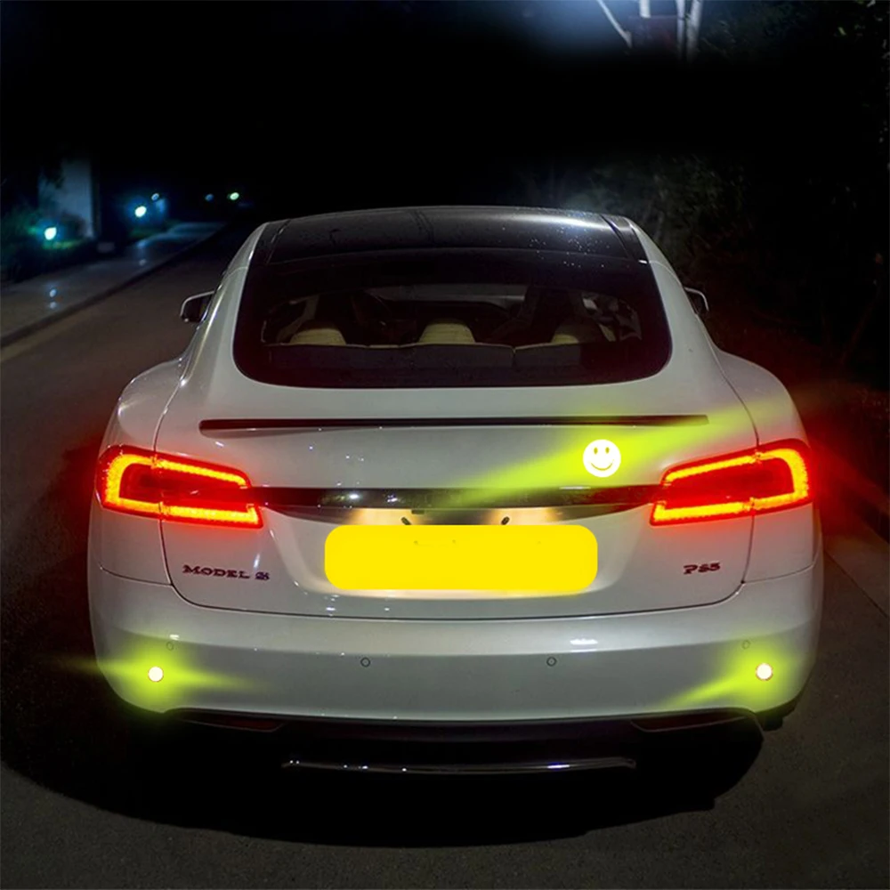 Автомобильная наклейка наклейки со смайлами светоотражающая лента клейкая