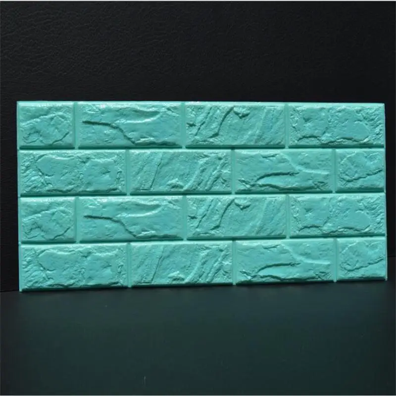 Новые 3D наклейки из пенопласта гибкие каменные кирпичные настенные стикеры 30*60