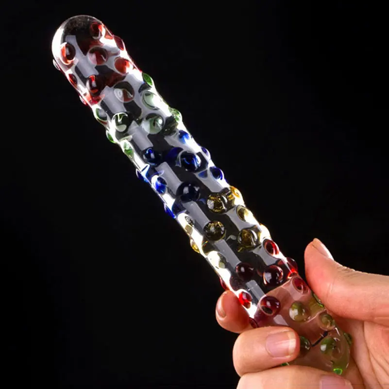 GLASS butt plug Stimulating anus Crystal Anal TOYS Due Dong Dildo sex Toys for women anal speculum gay lesbian toys with box | Красота и