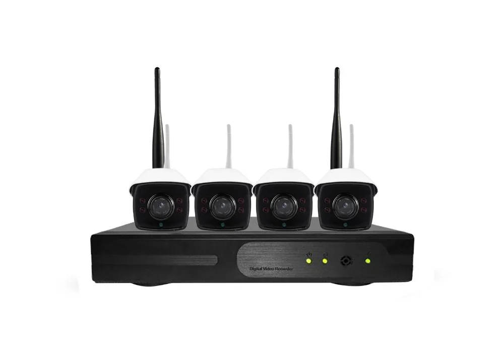 YobangSecurity 4CH Беспроводной камера с Wi-Fi 720 P HDMI P2P ONVIF NVR IP Камера открытый