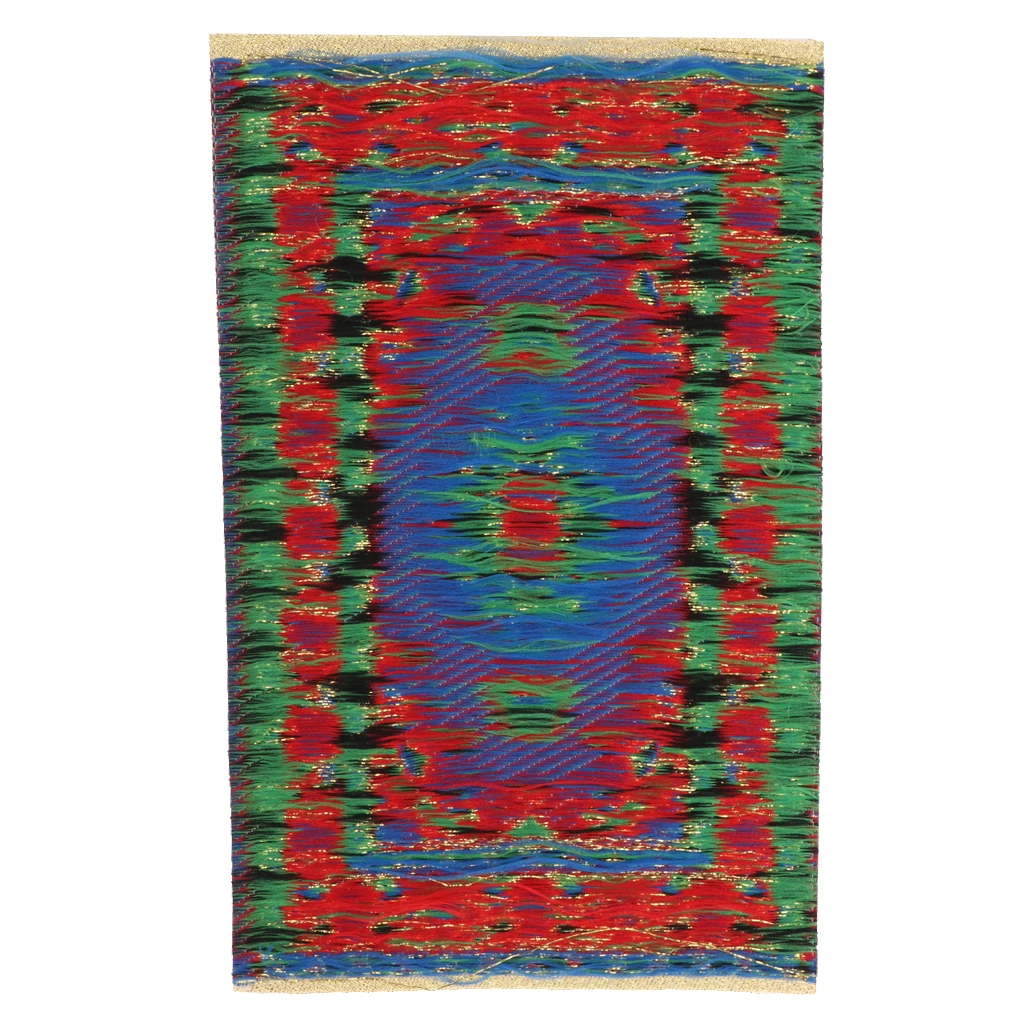 Мини-ковер ручной работы в турецком стиле 2 шт. покрытие пола кукольный домик