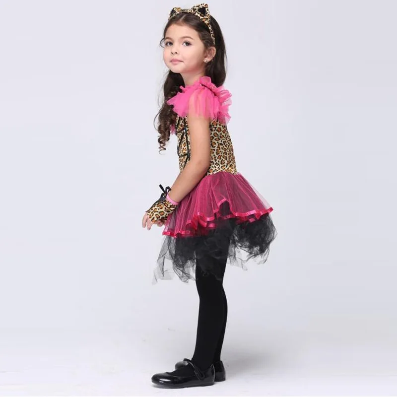 Балетная юбка для девочек Платья Костюм на Хэллоуин детей Детская одежда