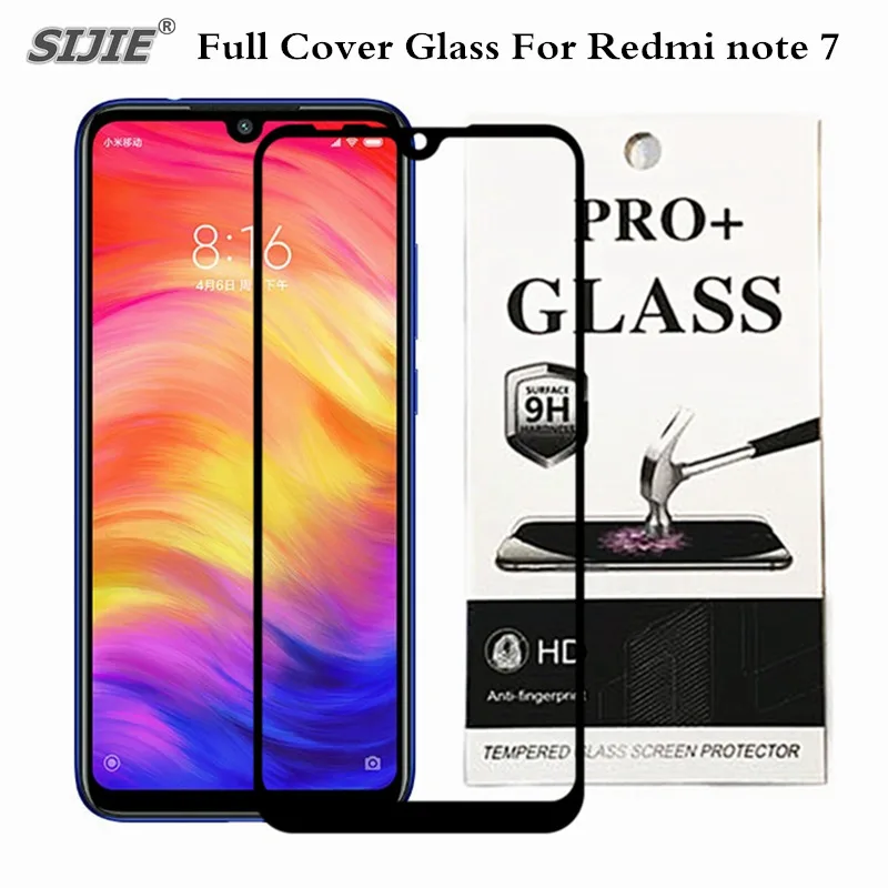 9H закаленное стекло для Xiaomi Redmi Note 7 полная защита экрана смартфон оригинал note7 4 ГБ